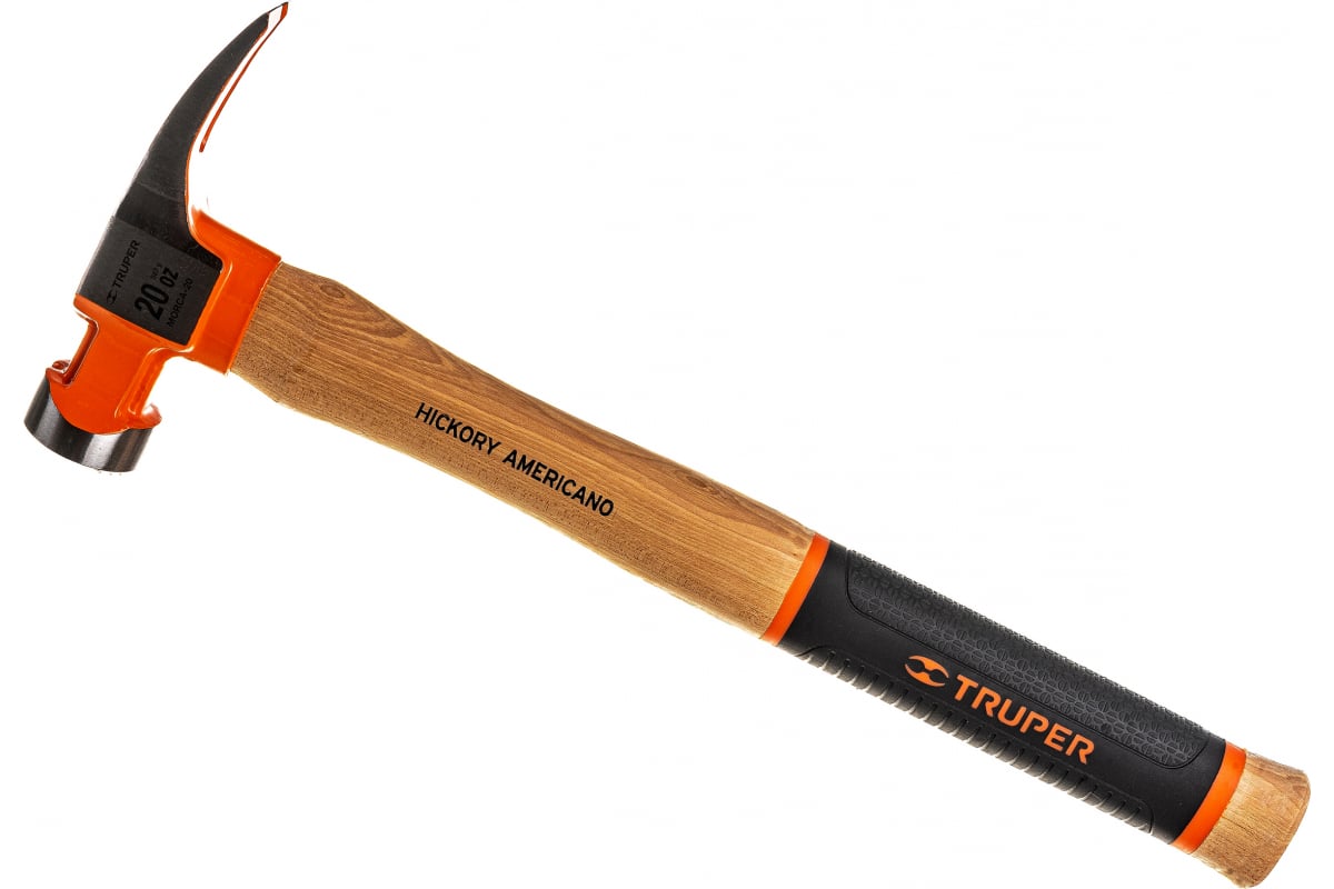Молоток столярный TRUPER 800гр прямой с гвоздодером 19990 Молоток столярный TRUPER 800гр прямой с гвоздодером 19990