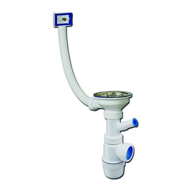 Сифон VIRPlast для мойки "Элит" ф112 мм прямой перелив (30986176)