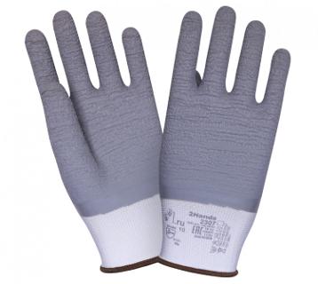 Перчатки 2Hands латексные с рифленым покрытием FullFC 2307 -10 Перчатки 2Hands латексные с рифленым покрытием FullFC 2307 -10