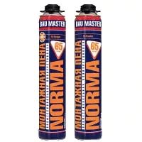 Пена монтажная 65л 750мл проф BAU MASTER NORMA Пена монтажная 65л 750мл проф BAU MASTER NORMA