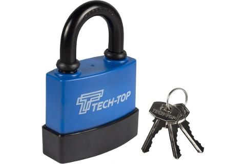 Замок навесной Tech-Top 70мм всепогодный 034-4061 Замок навесной Tech-Top 70мм всепогодный 034-4061