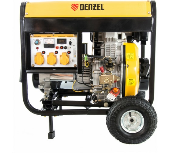 Генератор дизельный Denzel DD 6300 Е 94657 Генератор дизельный Denzel DD 6300 Е 94657