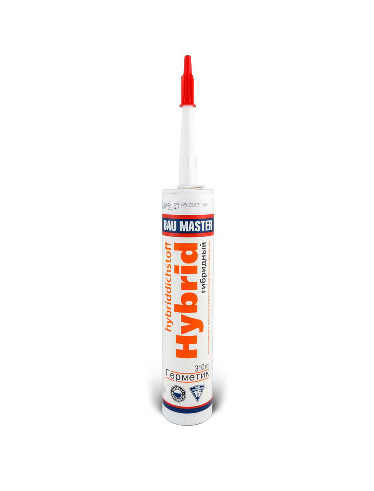 Герметик гибридный белый 310мл BAU MASTER Н2779 Герметик гибридный белый 310мл BAU MASTER Н2779