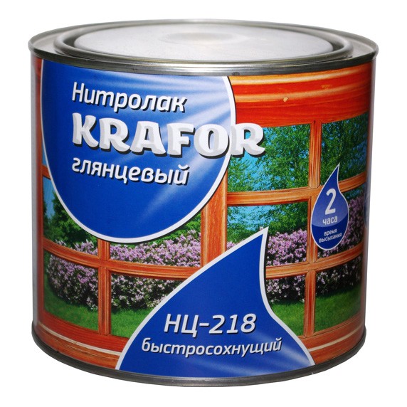 ЛАК Krafor НЦ-218 1,7 кг 26511 43229 ЛАК Krafor НЦ-218 1,7 кг 26511 43229