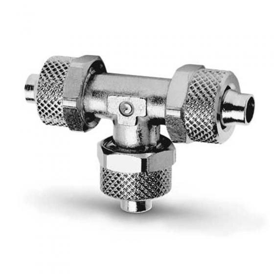 Фитинг накидная гайка тройник Camozzi 1540 8/6 Фитинг накидная гайка тройник Camozzi 1540 8/6