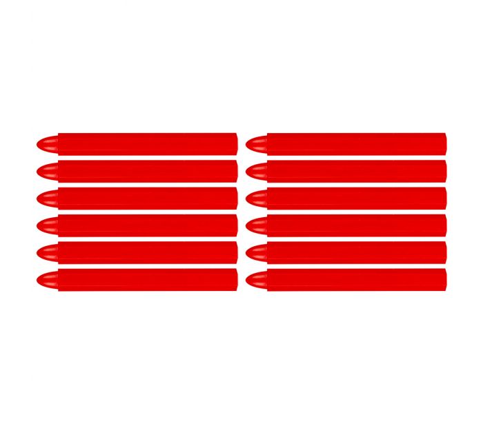 Мел для разметки красный 12шт 13-963