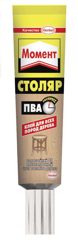 Клей столярный Момент - Столяр 125г Henkel 614406 Клей столярный Момент - Столяр 125г Henkel 614406