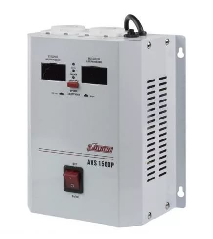 Стабилизатор напряжения Powerman AVS 1500P наст. Стабилизатор напряжения Powerman AVS 1500P наст.
