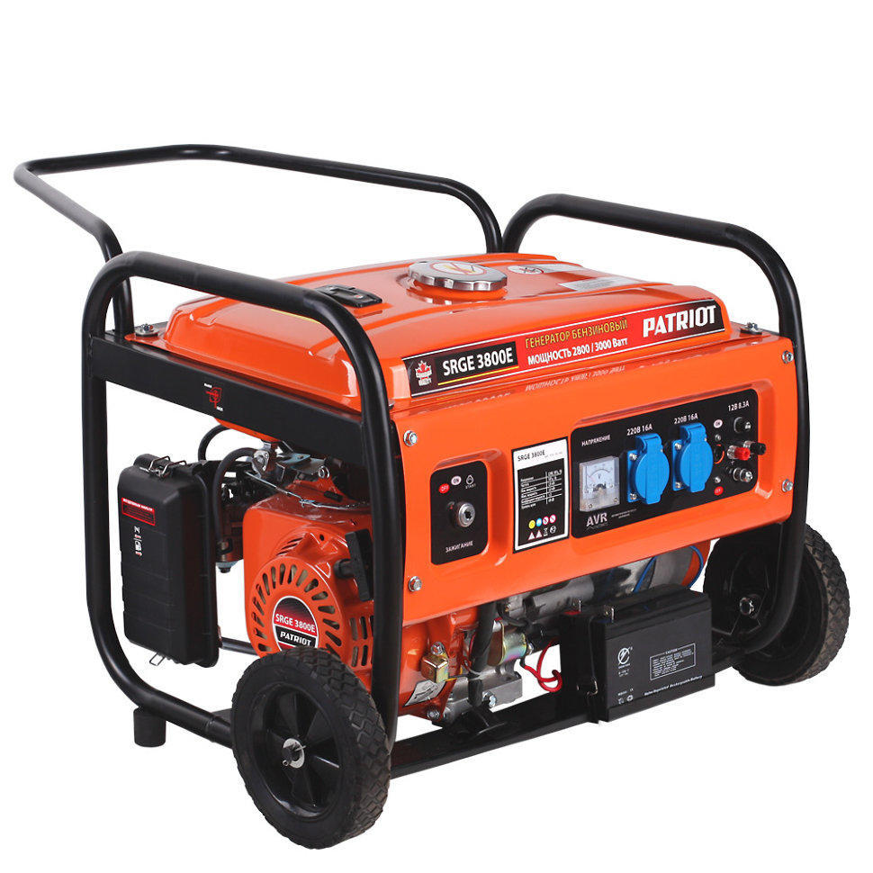 Бензиновый генератор Patriot SRGE3800E (474103049) Бензиновый генератор Patriot SRGE3800E (474103049)