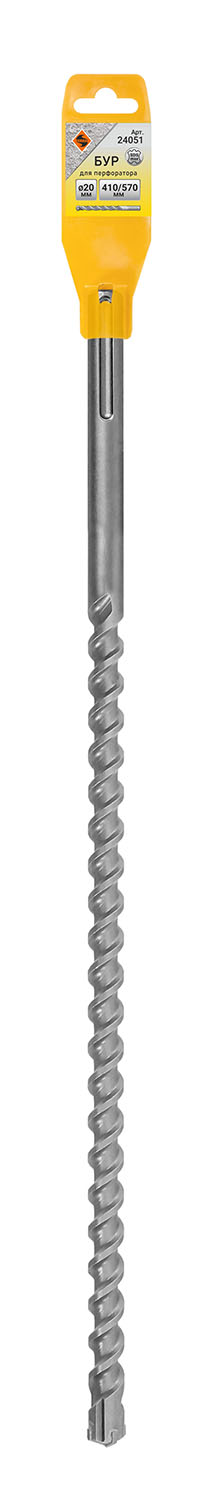 Бур SDSmax ф20х410/570 Энкор 24051 Бур SDSmax ф20х410/570 Энкор 24051