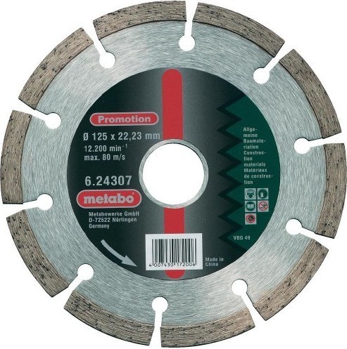 Алмазный круг 150х22 Universal Metabo 624308000 Алмазный круг 150х22 Universal Metabo 624308000
