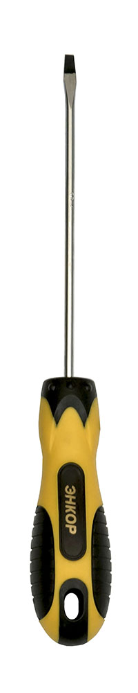 Отвертка шлицевая 0,6х3,0х100мм Энкор Отвертка шлицевая 0,6х3,0х100мм Энкор