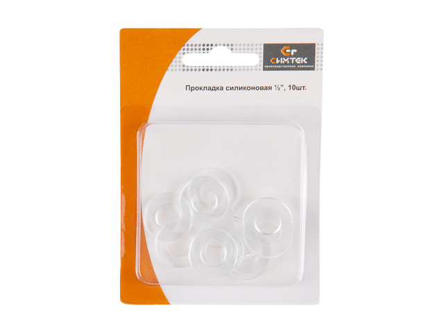 Прокладка силиконовая 1/2" для подводки (10шт.) СИМТЕК 2-0006П Прокладка силиконовая 1/2" для подводки (10шт.) СИМТЕК 2-0006П