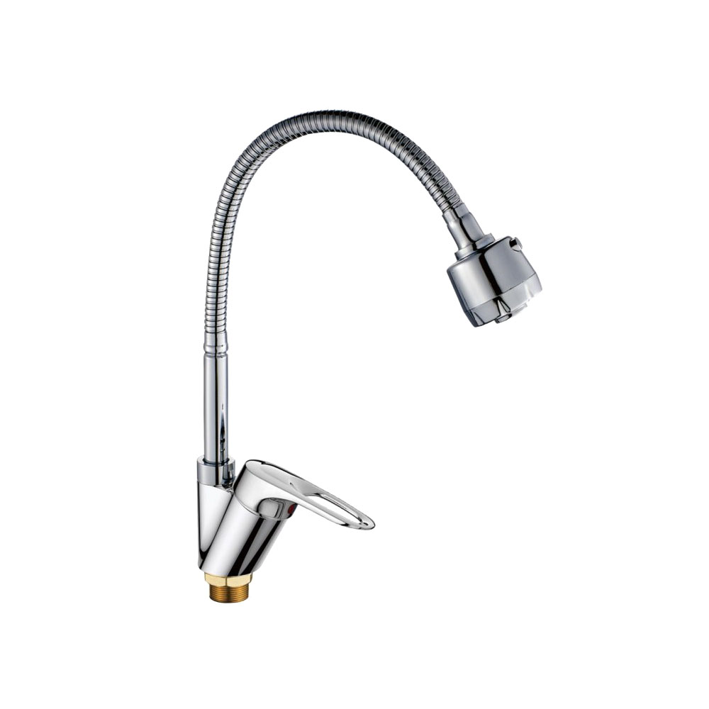 Смеситель для кухни VALFEX Alioth Сhrome гибкий излив VF.4304-3 Смеситель для кухни VALFEX Alioth Сhrome гибкий излив VF.4304-3