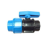 Кран шаровой ПНД 25х 3/4" ВР (10/250) Джилекс 9369 Кран шаровой ПНД 25х 3/4" ВР (10/250) Джилекс 9369