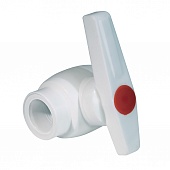 Кран шаровой PPR ф 32 мм белый Энкор 45532