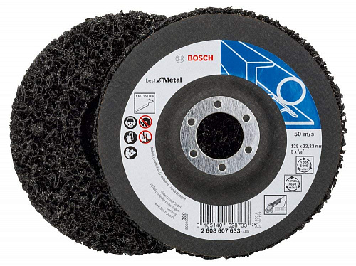 Круг шлифовальный Bosch ф125х22 Bf Metal 2 608 607 633 Круг шлифовальный Bosch ф125х22 Bf Metal 2 608 607 633