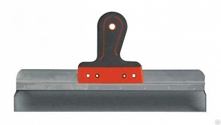 Шпатель 250мм нержавеющий с комбинированной рукояткой FIT 06433