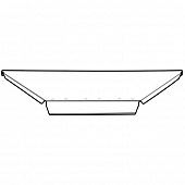 Полка формованная 40 внутреннего угла 243.М.СМН