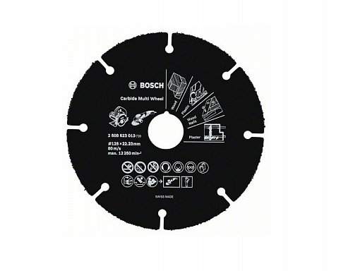 Круг HM ф125х22 универсальный BOSCH 2 608 623 013 Круг HM ф125х22 универсальный BOSCH 2 608 623 013