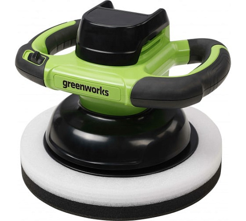 Аккумуляторная полировальная машина Greenworks 24В 25см 3502107 Аккумуляторная полировальная машина Greenworks 24В 25см 3502107