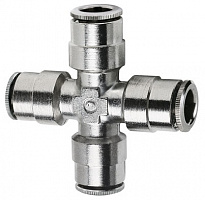 Фитинг цанга крест Camozzi 6600 12 Фитинг цанга крест Camozzi 6600 12