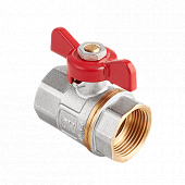 Кран шаровой MVI 3/4" FF AquaHit бабочка (12/96) BV.313.05