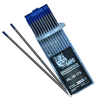 Электроды вольфрамовые ф 3,2 мм АC/DC для TIG WL-20-175 Электроды вольфрамовые ф 3,2 мм АC/DC для TIG WL-20-175
