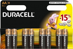 Батарейка AA MN1500 K8 8шт Duracell 81417083 Батарейка AA MN1500 K8 8шт Duracell 81417083