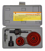 Набор коронок для дерева 11 шт Энкор 19153 Набор коронок для дерева 11 шт Энкор 19153