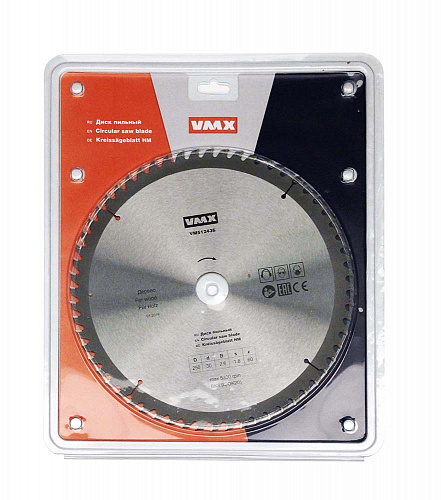 Диск пильный ф250х30 z60 дерево VMX VM512436 Диск пильный ф250х30 z60 дерево VMX VM512436