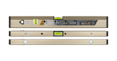 Уровень MITAX 400мм RECA+ 250M магнитный R+M400