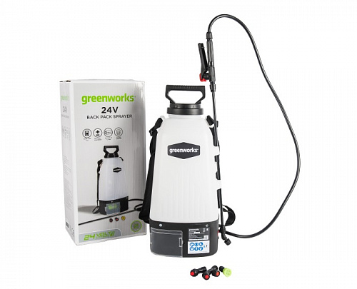 Опрыскиватель аккумуляторный Greenworks GSP1250 SOLO 5103507 Опрыскиватель аккумуляторный Greenworks GSP1250 SOLO 5103507