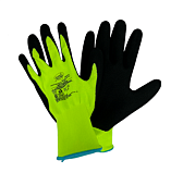 Перчатки нейлон со вспененным латексом GM GM1010L-10 Mollis