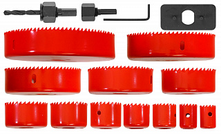 Набор коронок по дереву (16 предметов) Энкор 19154 Набор коронок по дереву (16 предметов) Энкор 19154