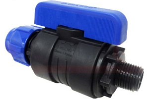 Кран шаровой ПНД VALFEX 32х 1" НР (5/25) 1210012632100 Кран шаровой ПНД VALFEX 32х 1" НР (5/25) 1210012632100