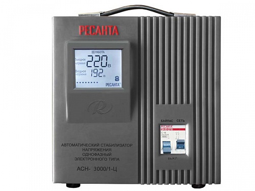 Стабилизатор Ресанта АСН-3000/1-Ц (63/6/5) Стабилизатор Ресанта АСН-3000/1-Ц (63/6/5)