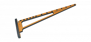 Мебельный кондуктор Черон "угол" шаг 25/50 ф втулки 7 мм МК-14 Мебельный кондуктор Черон "угол" шаг 25/50 ф втулки 7 мм МК-14