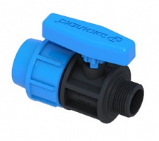 Кран шаровой ПНД 25 x 3/4" НР (10/250) Джилекс 9365 Кран шаровой ПНД 25 x 3/4" НР (10/250) Джилекс 9365