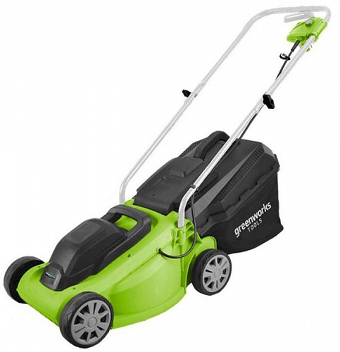 Газонокосилка электрическая Greenworks GLM 1232 2502207 Газонокосилка электрическая Greenworks GLM 1232 2502207