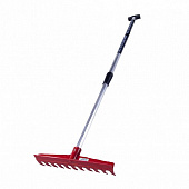 Грабли садовые 11 зубов с телескопической рукояткой  "BERCHOUSE" 219326