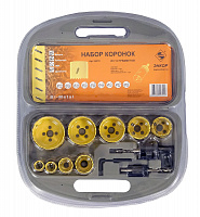 Набор коронок 12 предметов Bi-Metall Энкор 24570 Набор коронок 12 предметов Bi-Metall Энкор 24570