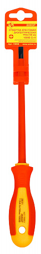 Отвертка диэлектрическая (PH2 x 150 мм 1000 В) Энкор 19698 Отвертка диэлектрическая (PH2 x 150 мм 1000 В) Энкор 19698