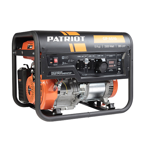 Генератор бензиновый Patriot GP 6510 (474101565) Генератор бензиновый Patriot GP 6510 (474101565)