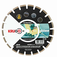 Круг алмазный KRUGO ф350х25.4х40х3.2х10 асфальт/свежий бетон LAB14HY Круг алмазный KRUGO ф350х25.4х40х3.2х10 асфальт/свежий бетон LAB14HY
